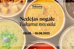 Atpūtas un ceļojumu piedāvājumi 15.08.2025 - 16.08.2025 Nedēļas nogale Tukuma pusē Tukuma TIC